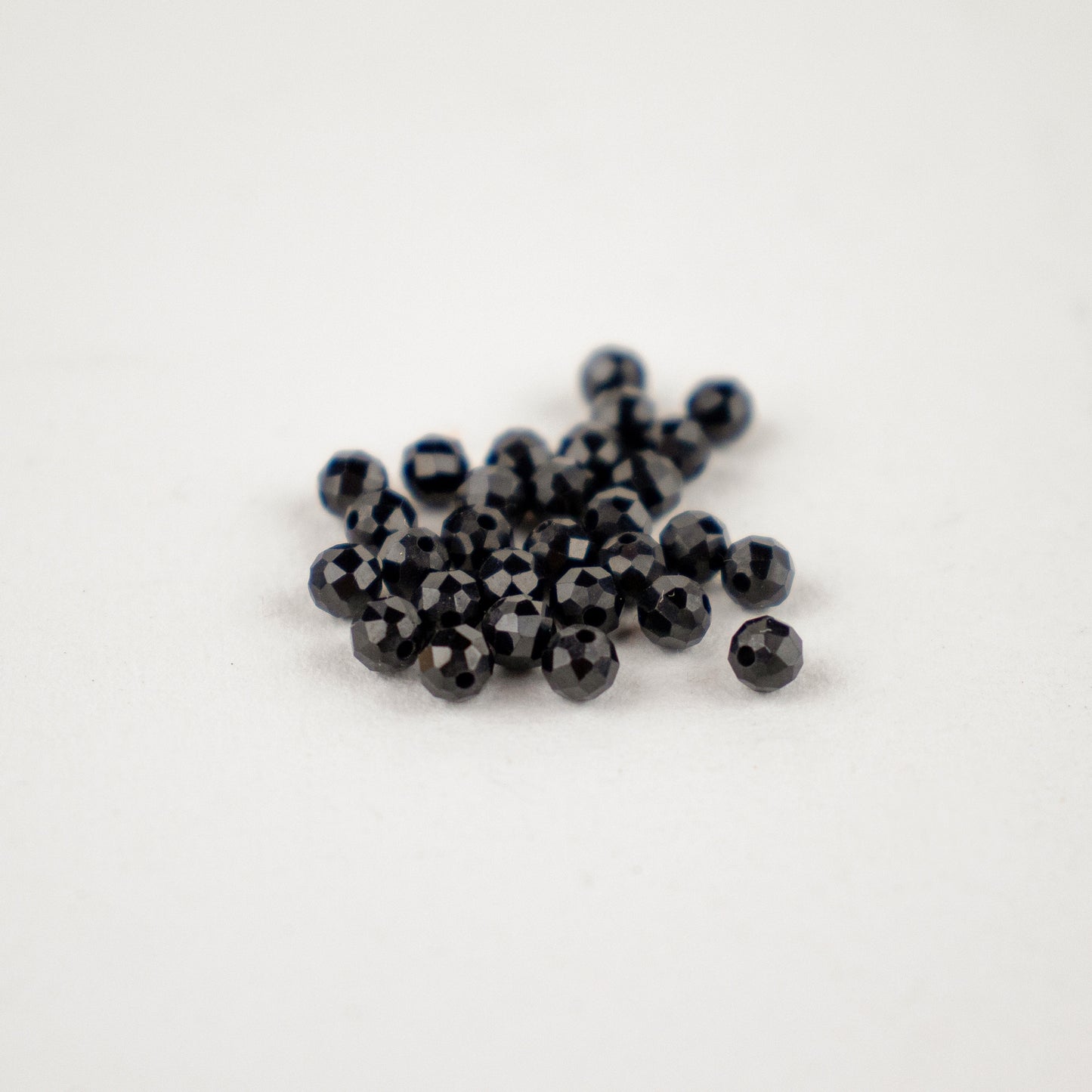 SILVER SEED & BEADS STUD EARRINGS