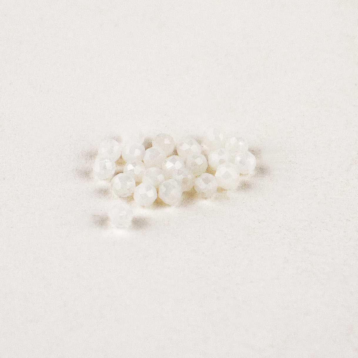 BEADED SILVER CHAIN HOOP EARRINGS