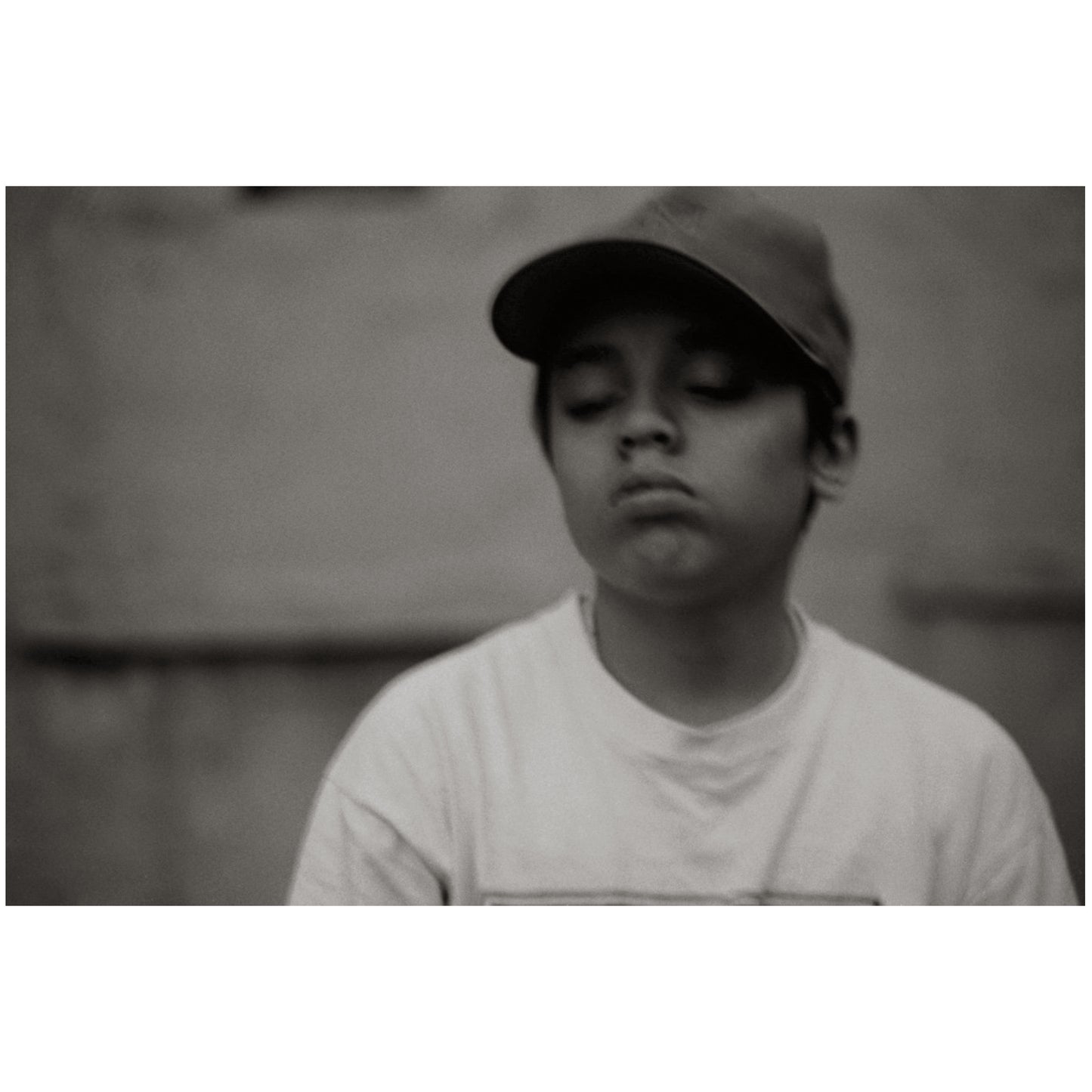 Archival giclee print of David Sorrenti by Drew Jarrett presented on Moab Entrada rag paper printed with Canon Lucia Pro pigment ink as framed first edition.