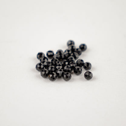 SILVER SEED & BEADS STUD EARRINGS