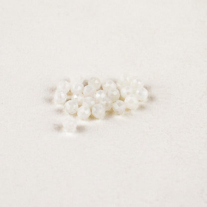 SILVER SEED & BEADS STUD EARRINGS
