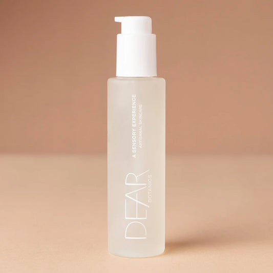 Gently wash with lather and condition your skin with this gentle face wash blended with basil, palmarosa, and lavender essential oils. Apply in the shower or at the sink. Add a few pumps into the palm of your hands and apply to a moist face, then gently massage and rinse.